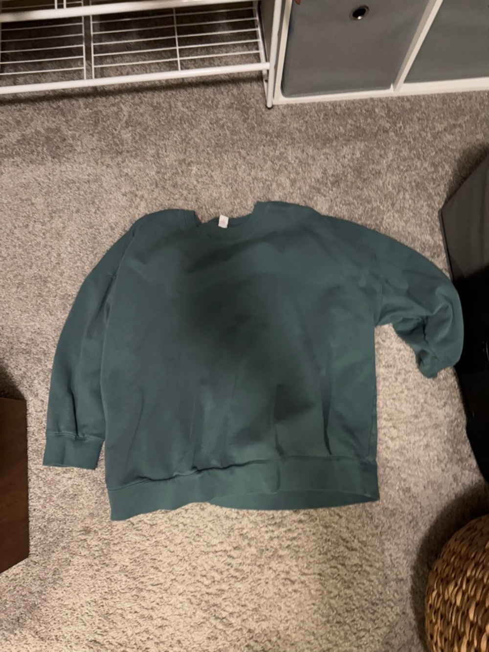Classic Crewneck Sweatshirt- Forest Green